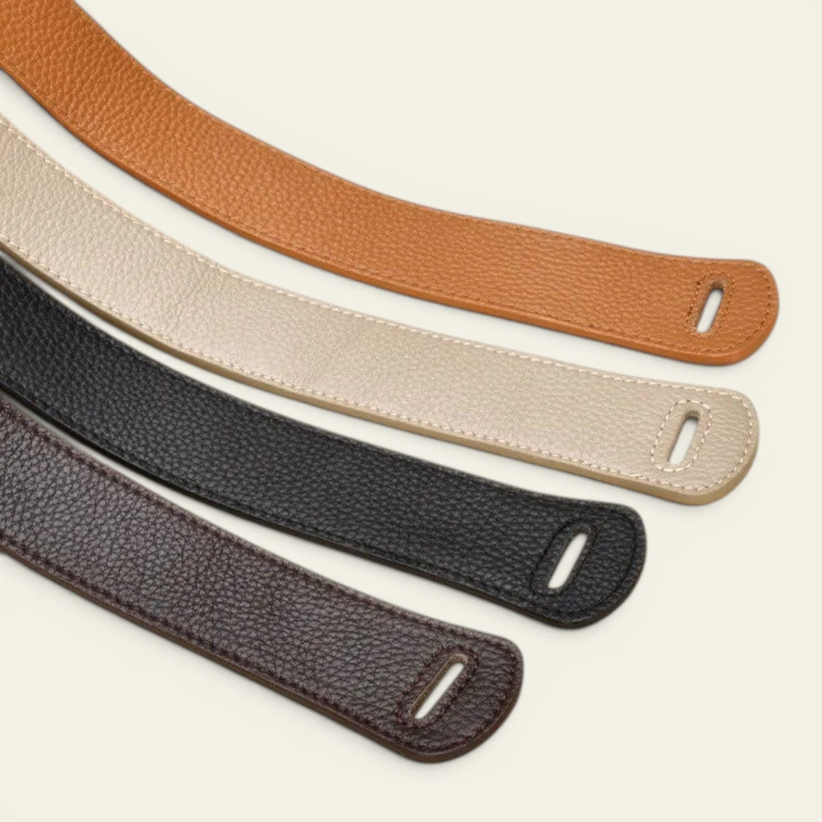 La Ceinture Pour Femme Salomé - Ceinture large en cuir à nouer, sans boucle