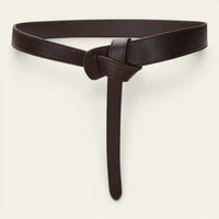 La Ceinture Pour Femme Salomé - Ceinture large en cuir à nouer, sans boucle