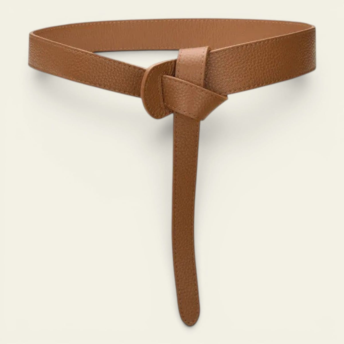 La Ceinture Pour Femme Salomé - Ceinture large en cuir à nouer, sans boucle