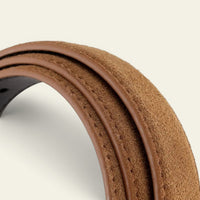 La Ceinture Pour Femme Sixtine - Ceinture fine en daim à boucle plaque