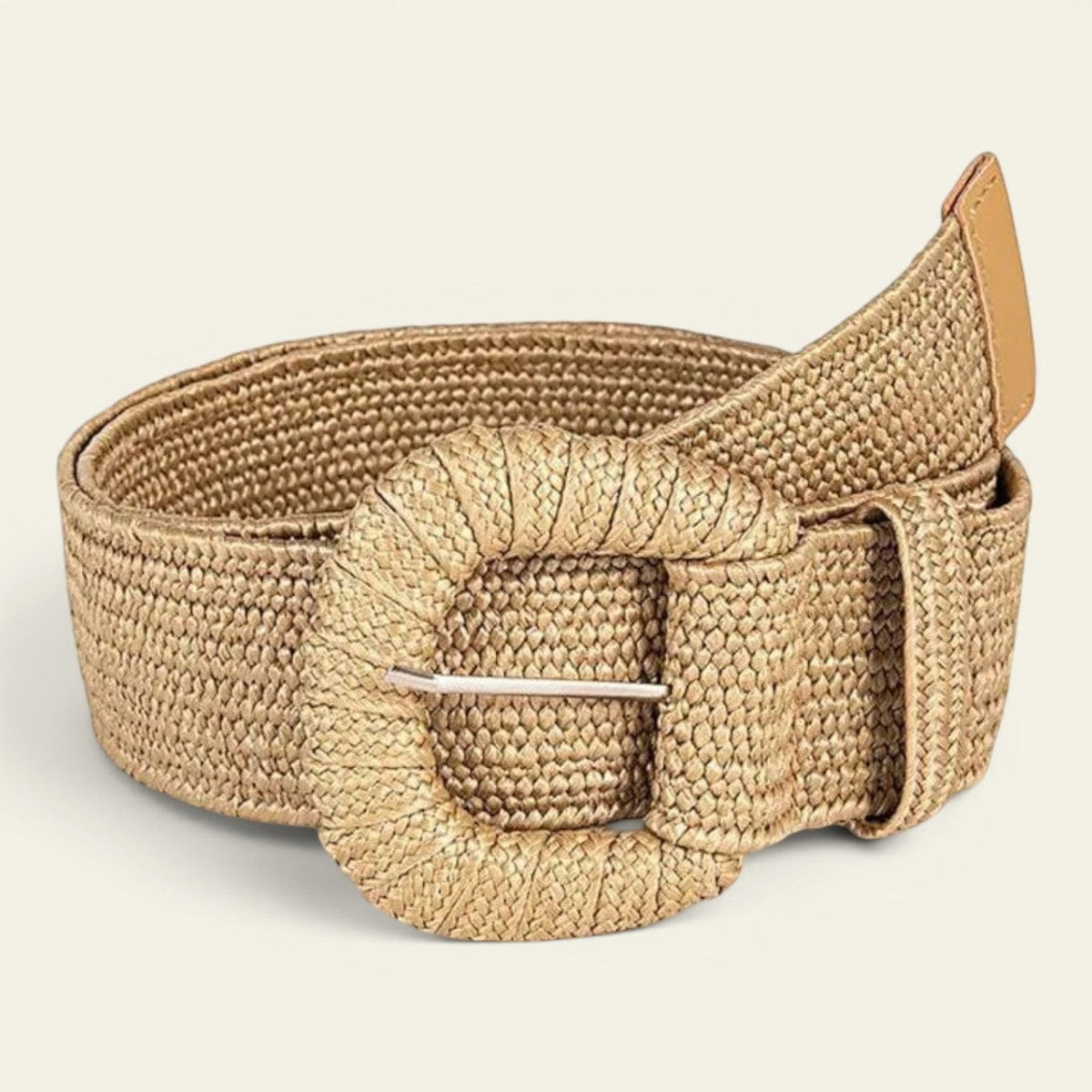 La Ceinture Pour Femme Suzon - Ceinture large en paille tressée