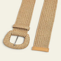 La Ceinture Pour Femme Suzon - Ceinture large en paille tressée