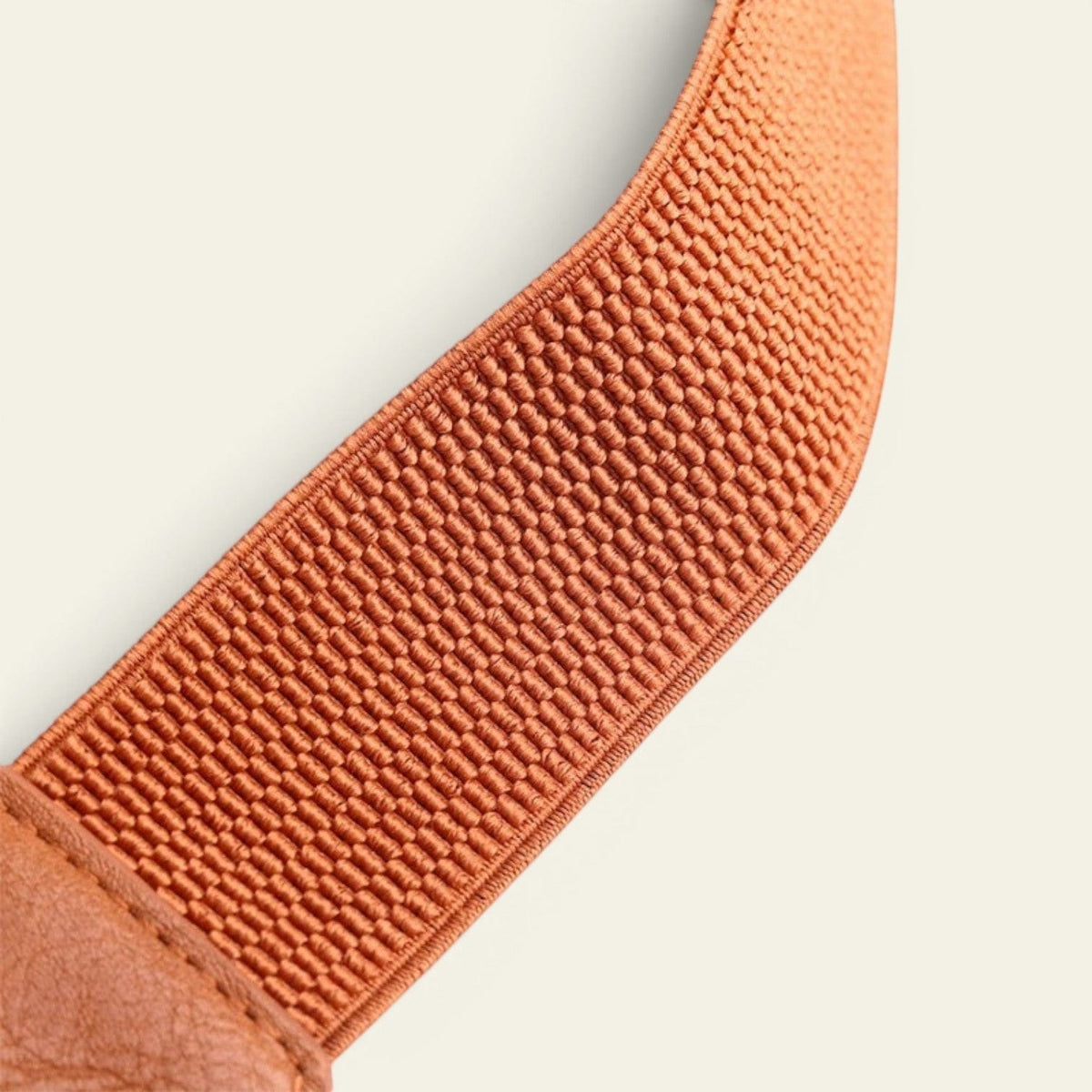 La Ceinture Pour Femme Valentine - Ceinture large élastique à double anneaux dorés