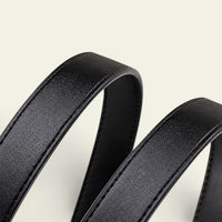 La Ceinture Pour Femme Victoire - Ceinture fine en cuir à boucle arche dorée