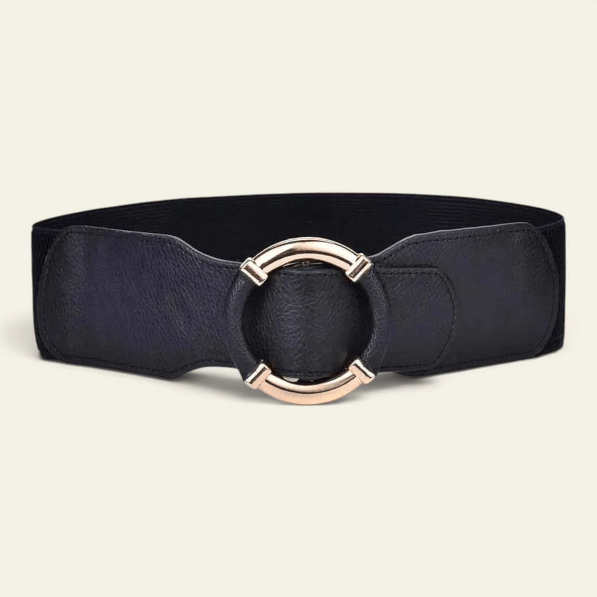 La Ceinture Pour Femme Violette - Ceinture oversize élastique à anneau doré enveloppé