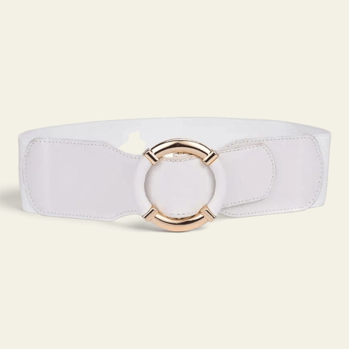 La Ceinture Pour Femme Violette - Ceinture oversize élastique à anneau doré enveloppé